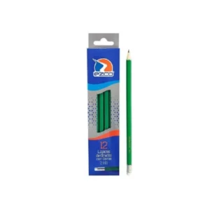 Lapiz Negro Ezco X12 C/S Goma+