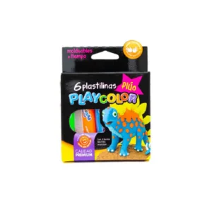 Plastilina Playcolor X6 Fluor!
