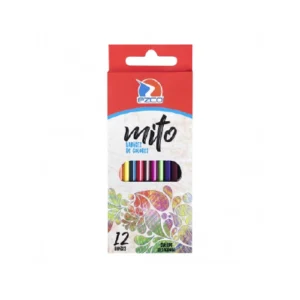 Lapiz Color Ezco X12 Largos Mito+