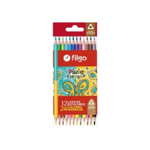 Lapiz Color Filgo X12 Bicolor Pinto