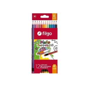 Lapiz Color Filgo X12 Borrable (Pinto)+