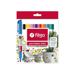 Marcador Filgo P/Porcelana X10