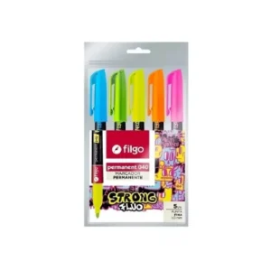 Marcador Filgo Permanente X5 Fluo