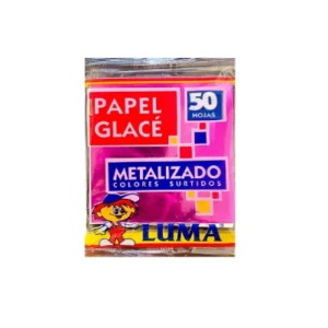 Papel Glase Luma Metal X50!