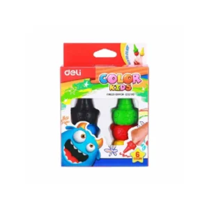 Crayones X6 Deli P/Dedos