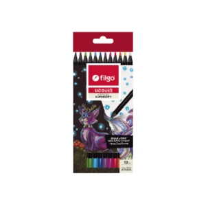 Lapiz Color Filgo Black X12
